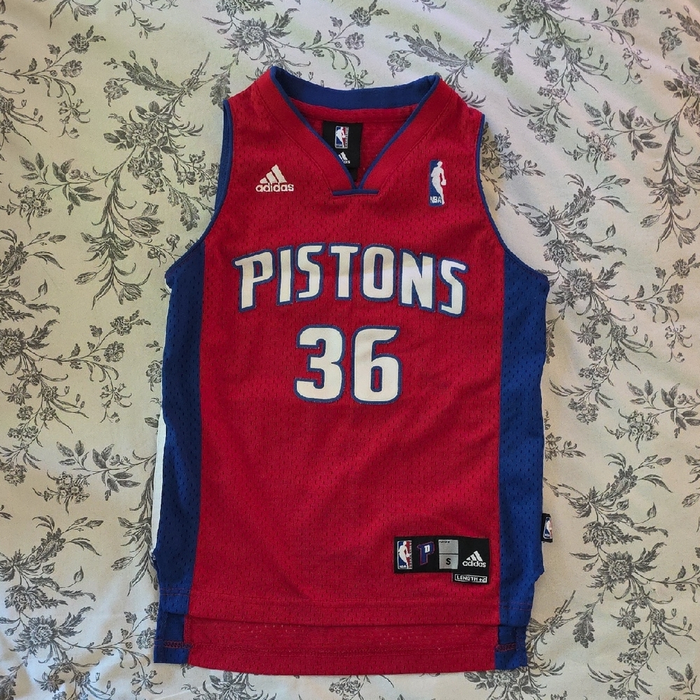 Adidas Rasheed Wallace Pistons Jersey